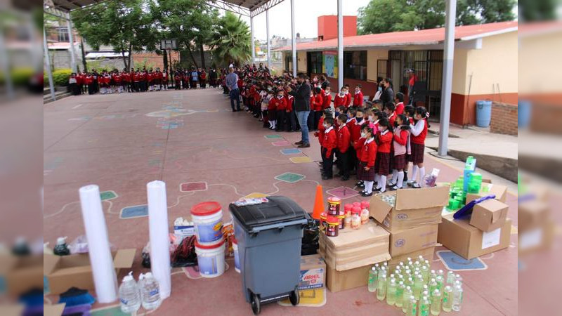 SEE inicia entrega de materiales a 50 escuelas en Morelia