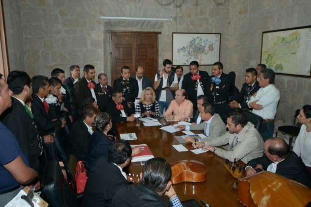 Gobierno Municipal y mariachis trabajaran de manera conjunta para proyectar valor cultural a los músicos  