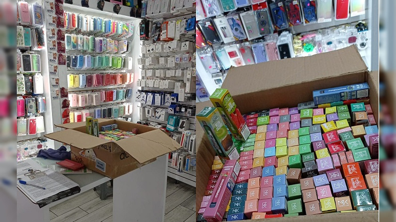 Coepris asegura 200 unidades de vapeadores en Morelia  