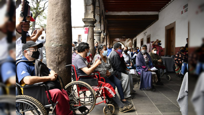 Arranca en Pátzcuaro registro a programa “Pensión para Personas con Discapacidad de 30 a 64 años” 