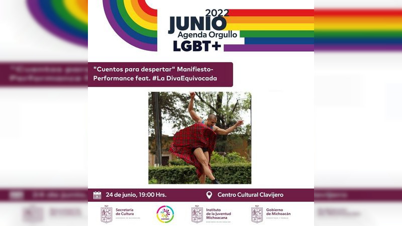 Invita SECUM a disfrutar de la Agenda Cultural LGBT+ en Morelia y otros municipios