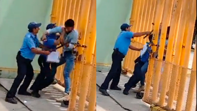 Guardias de seguridad se pelean con alumno en Tecnológico de Villahermosa 