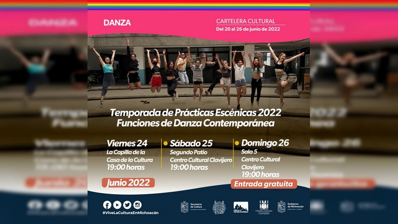 SECUM Y FPBA presentan Temporada de Prácticas Escénicas 2022: Funciones de Danza Contemporánea 