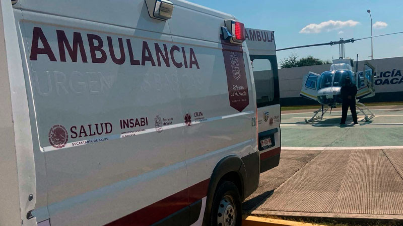 Con éxito, más de 21 mil traslados prehospitalarios en Michoacán 