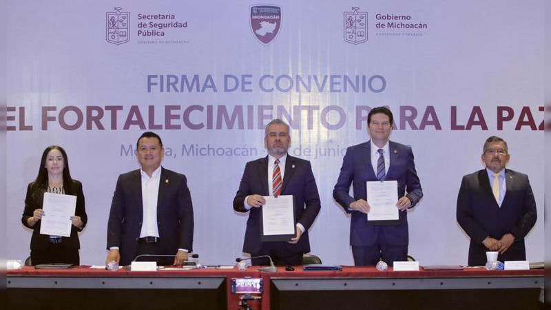 Suman 100 municipios con Fortapaz; avanza coordinación para fortalecer la seguridad en Michoacán: Bedolla 