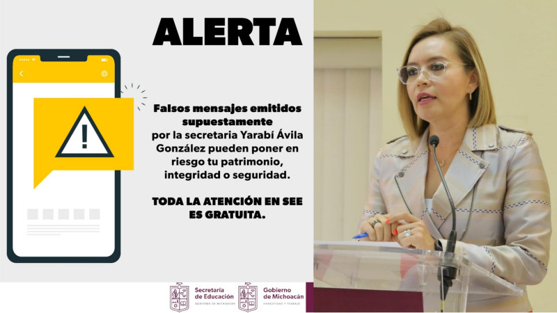 Yarabí Ávila González alerta de mensajes en su nombre; interpondrá denuncia ante la FGE 