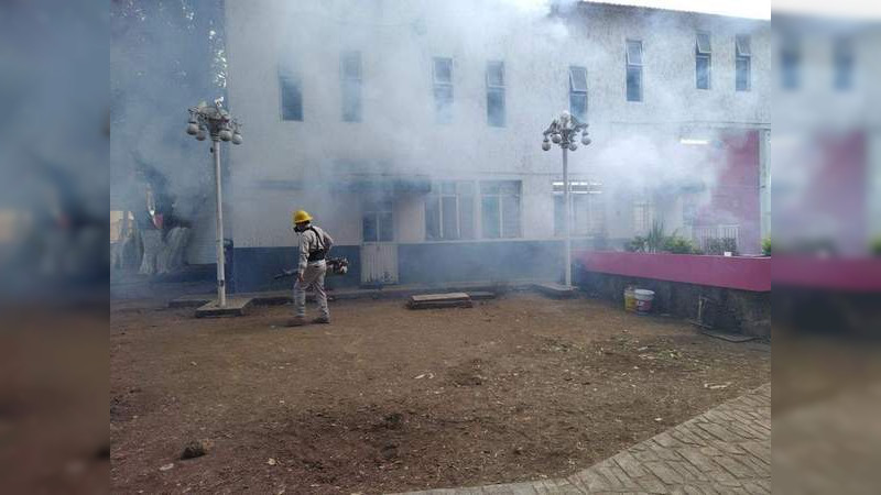 Para evitar brotes de dengue, en la Región Apatzingán, se intensifican acciones de combate y control del zancudo