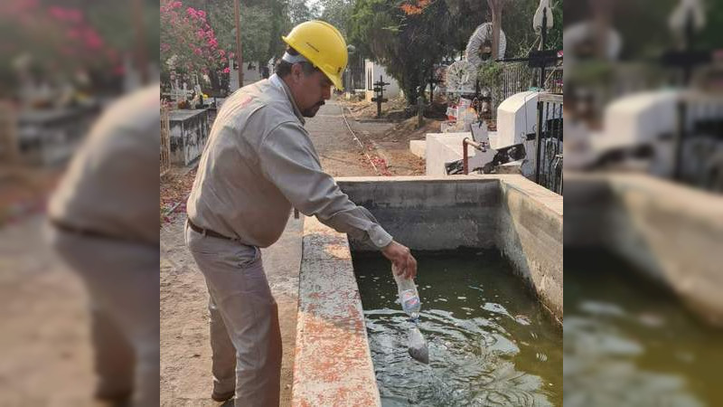 Para evitar brotes de dengue, en la Región Apatzingán, se intensifican acciones de combate y control del zancudo
