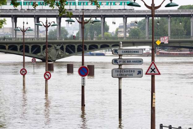 Se desborda el río Sena y se inunda París - Foto 1 