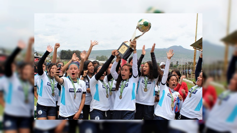 La UMSNH se corona en la Categoría 2004-2007 de la rama femenil