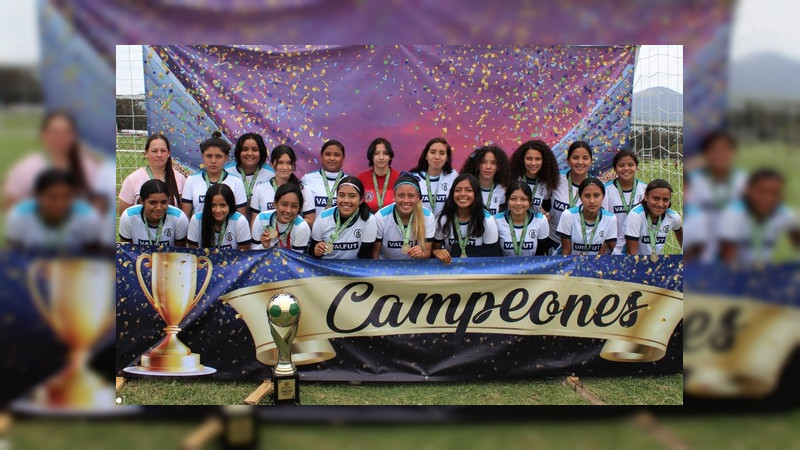 La UMSNH se corona en la Categoría 2004-2007 de la rama femenil