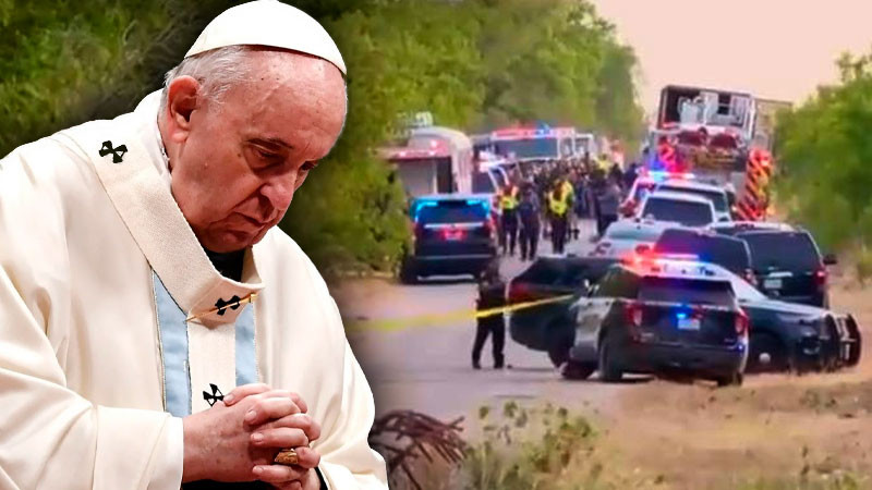 Papa Francisco lamenta muerte de migrantes en Texas: “Perseguían esperanza de una vida mejor” 