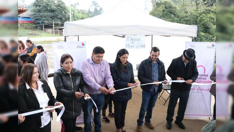 Araceli Saucedo poner en marcha Jornadas de Salud con Corazón 