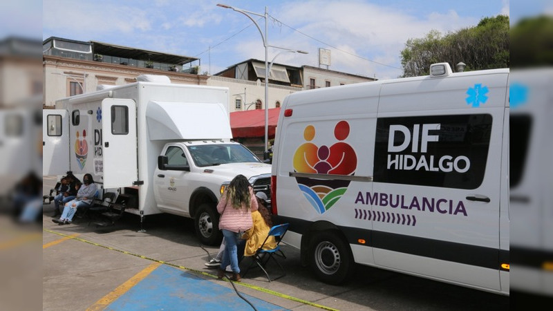 Téllez Marín arrancó Jornada de Salud y entrega de aparatos funcionales en Ciudad Hidalgo