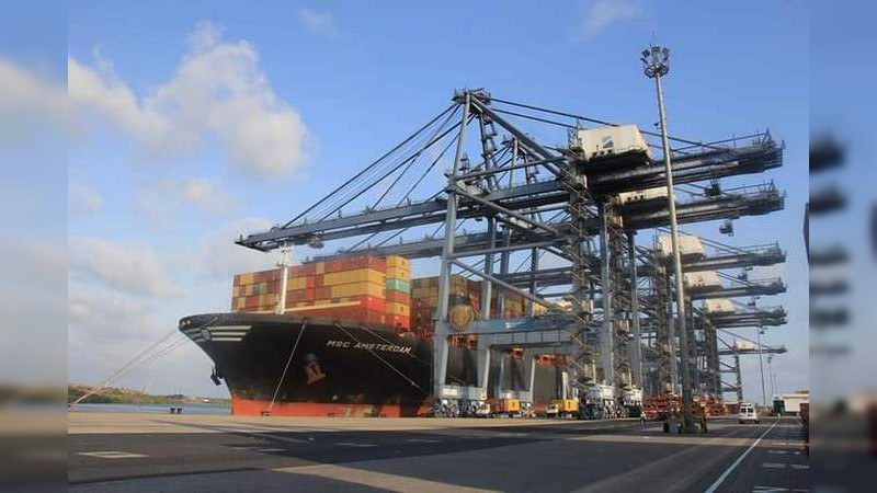 Manejo de carga contenerizada en el Puerto de Lázaro Cárdenas aumenta un 57%