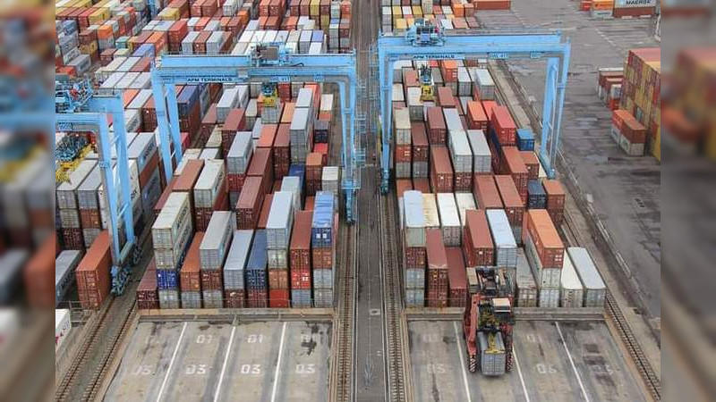 Manejo de carga contenerizada en el Puerto de Lázaro Cárdenas aumenta un 57%