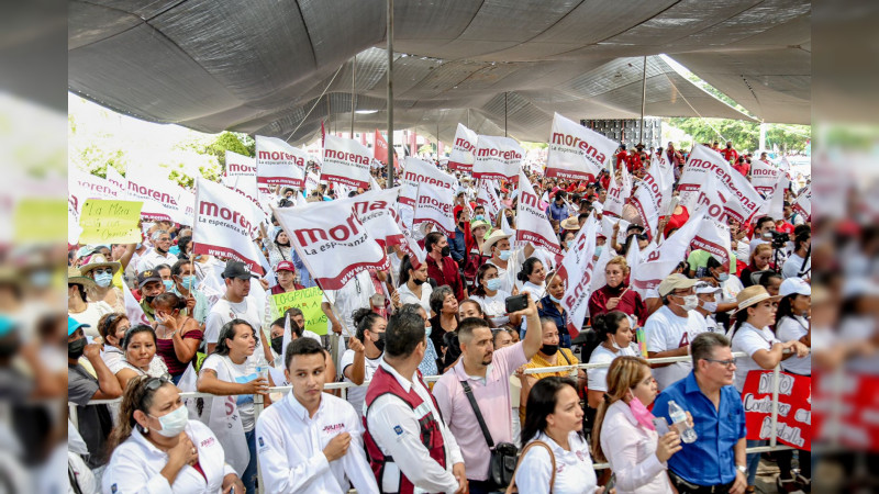 A 4 años del triunfo electoral, la transformación del país avanza firme, celebra Bedolla