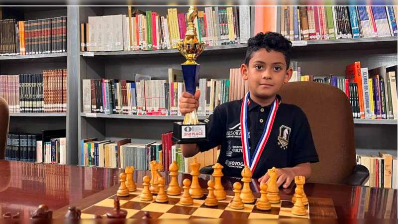 Niño mexicano logra subcampeonato mundial escolar de Ajedrez 