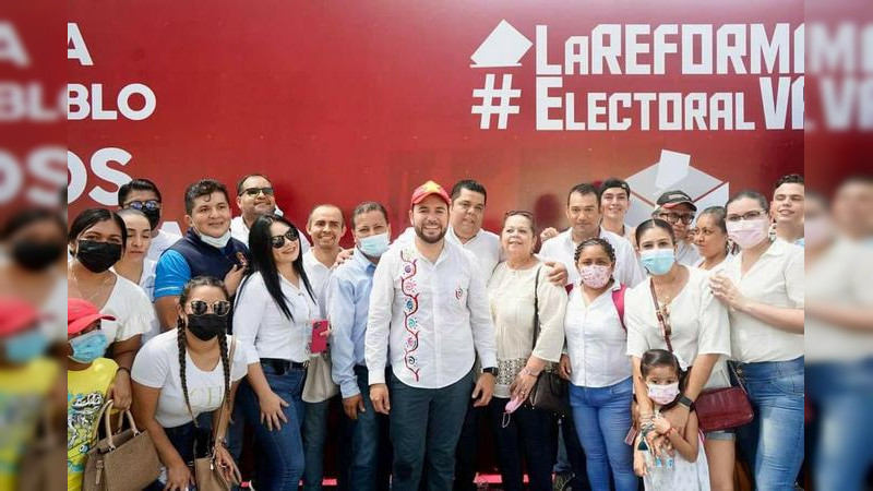 Michoacán se ha convertido en territorio de esperanza y transformación con la 4T: Reyes Galindo