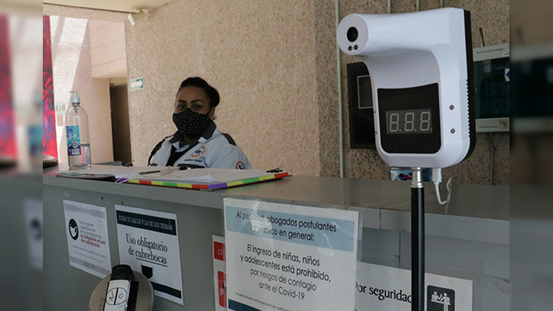 Refuerzan en Poder Judicial de Michoacán medidas para prevenir contagios por Covid-19 