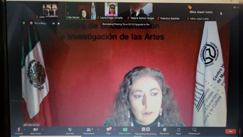 CDIA inicia el ciclo de conferencias “Entreparalelismos: El patrimonio de Michoacán y el Mundo”