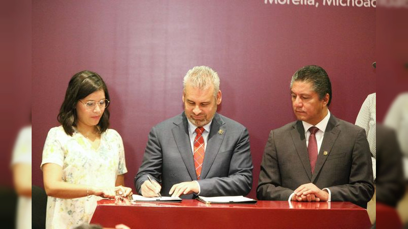 Firma Bedolla convenio para impulsar el programa “Cooperativismo para el Bienestar”