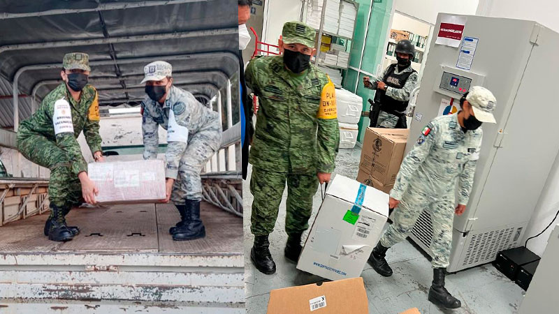 Llega a Michoacán tercer cargamento de vacunas para niños de 5 a 11 años 