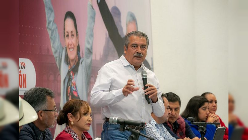 Refrenda Raúl Morón compromiso con Colima y Michoacán para la continuidad de la 4T con el movimiento 'Es Claudia' 