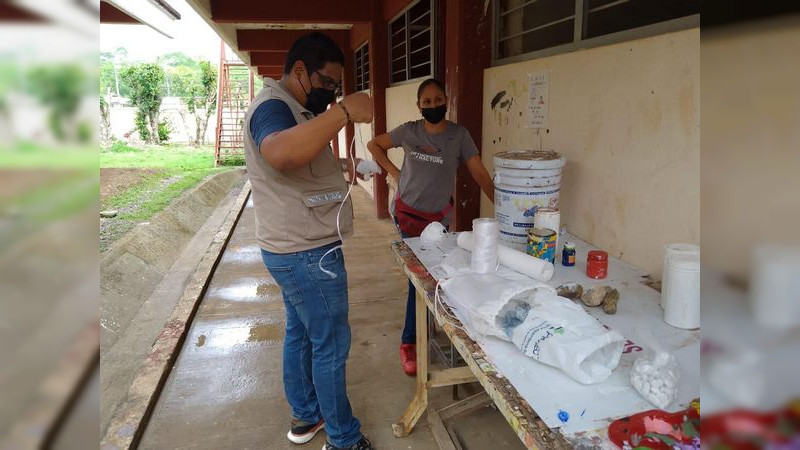 Jurisdicción Sanitaria de Lázaro Cárdenas realiza acciones de saneamiento básico