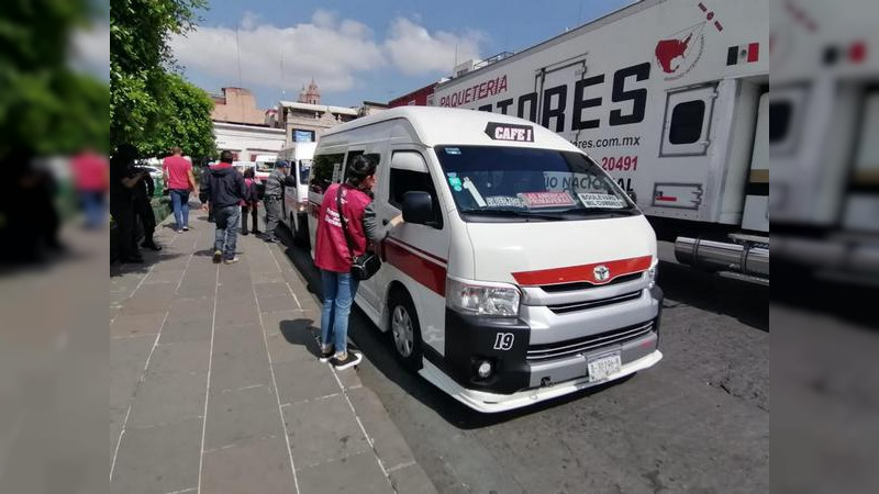 Reactivan Coepris y Cocotra operativos sanitarios en unidades del transporte público