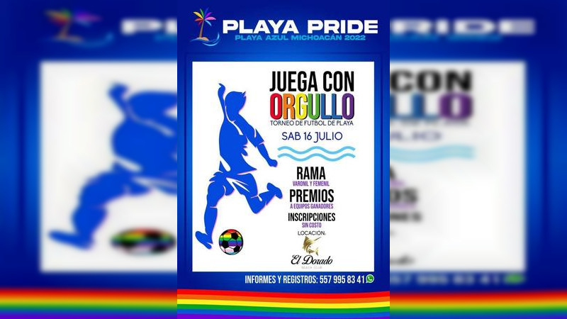 “Playa Pride”, primer evento de inclusión LGBT+ en la costa michoacana