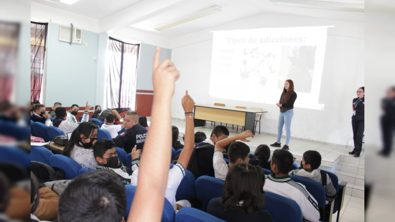 Más mil 200 jóvenes de nivel secundaria han participado en pláticas de prevención de la SSPTYVM 