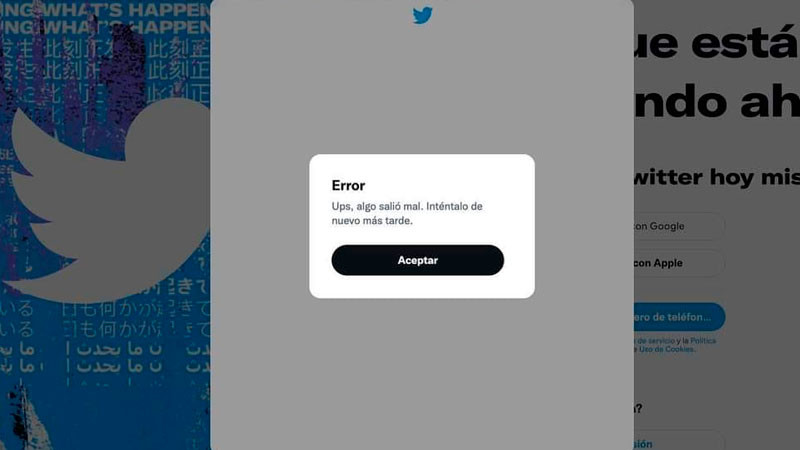 Twitter presenta fallas este jueves en México 