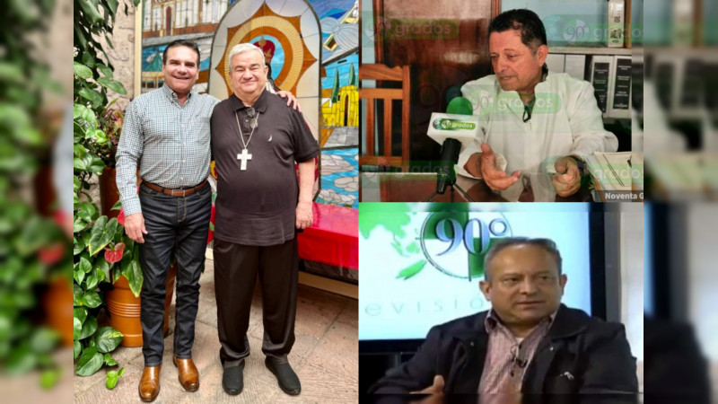 Silvano Aureoles se reúne con Arzobispo de Morelia, mientras sacerdotes lo acusan a él de operador del crimen organizado en Michoacán 