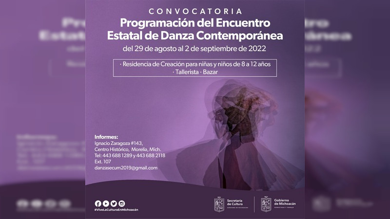 Secum convoca al Encuentro de Danza Contemporánea 2022