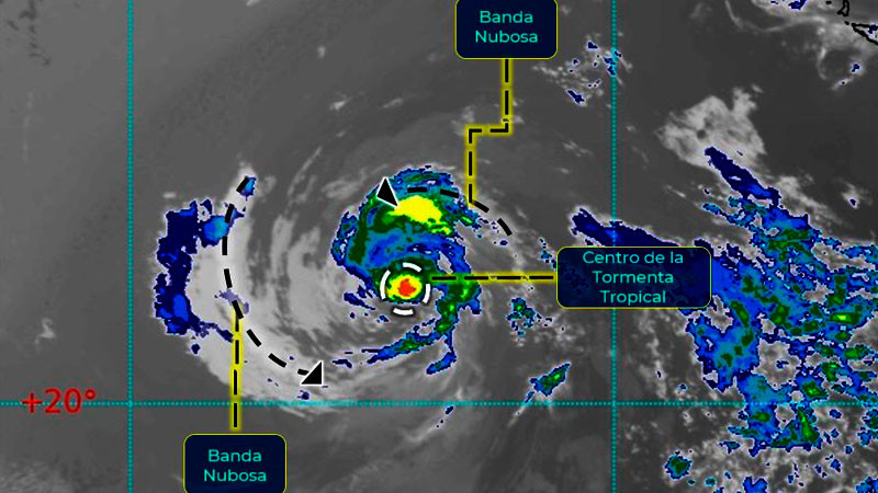 Tormenta Tropical "Estelle" continúa debilitándose lejos de costas nacionales 