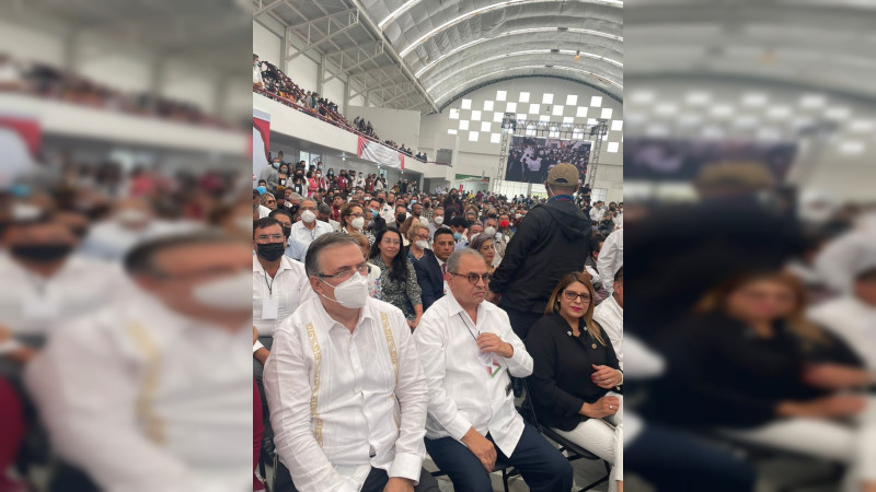 Diputados presentan a Ebrard Como el "próximo presidente de México", en  Ecatepec. 