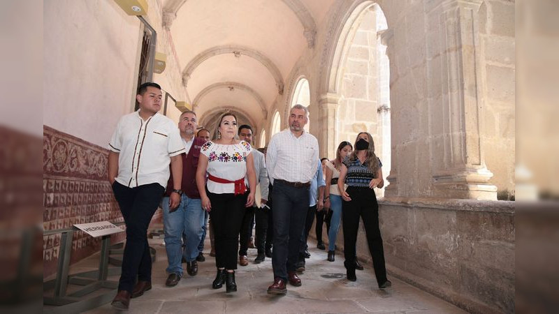 Casa de la Cultura de Cuitzeo se dará en comodato al municipio: Bedolla