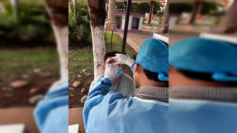 Mantiene SSM módulos de pruebas Covid-19 en región Lázaro Cárdenas
