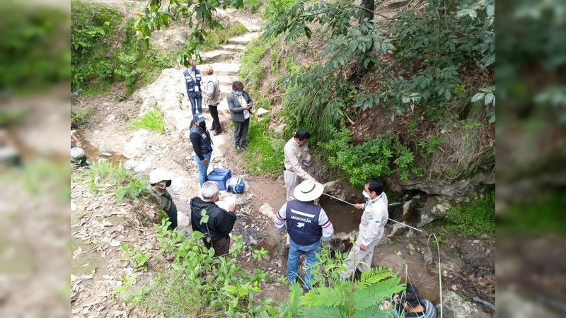 Refuerza Coepris vigilancia sanitaria en Los Azufres