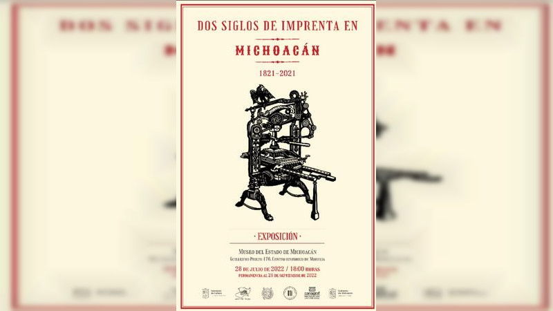 Secum celebra 200 años de la imprenta en Michoacán 