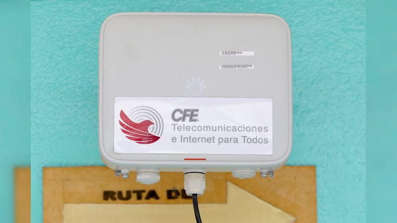 Programa "Internet para todos" registra avance del 85 por ciento  en Michoacán 