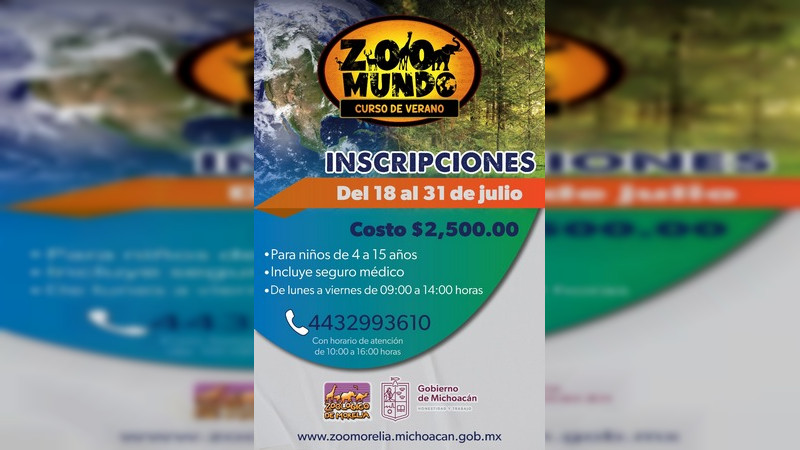 Última semana de inscripciones a ZooMundo 2022 de Morelia