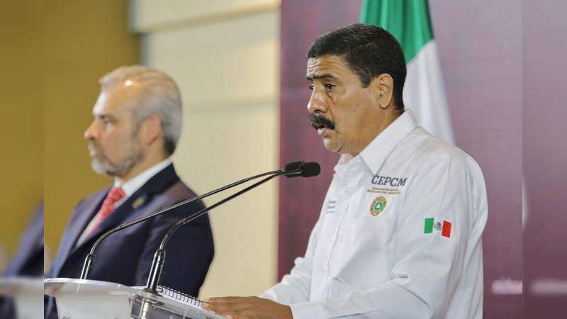 Presa de ventilación en Tepalcatepec; estaba al 108% de su capacidad: PC Michoacán Presa de ventilación en Tepalcatepec; estaba al 108% de su capacidad: PC Michoacán
