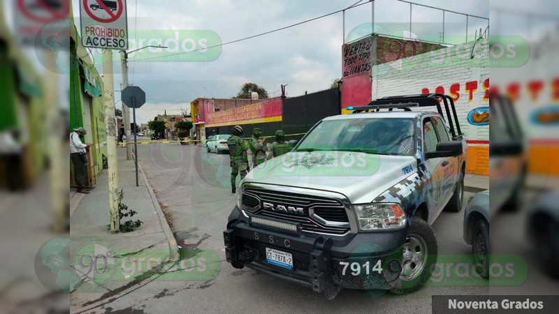 Hieren a persona por disparo en taller de colonia Independencia de Celaya, Guanajuato 