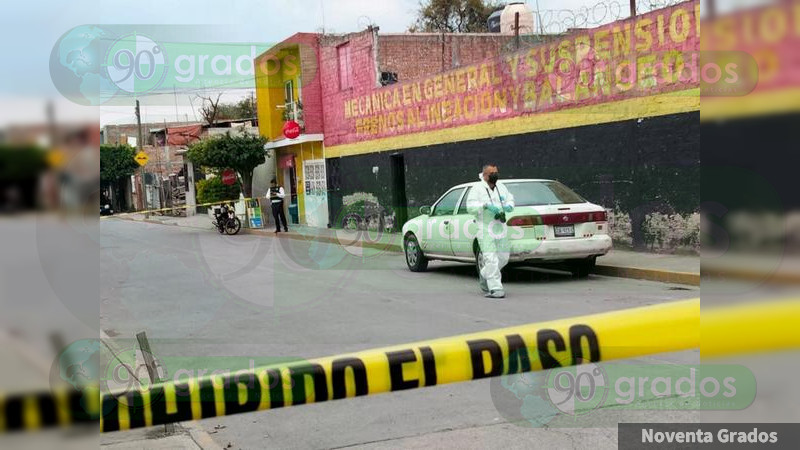 Hieren a persona por disparo en taller de colonia Independencia de Celaya, Guanajuato 