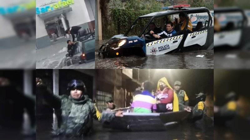 Presumía Alcalde preparación contra inundaciones en Morelia… y se inunda la ciudad el miércoles: 20 colonias bajo el agua 