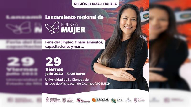 Arrancará Fuerza Mujer en la Región Lerma-Chapala 