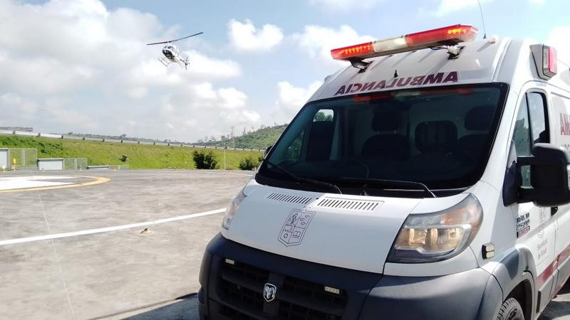 Lesionados por explosión de gas, trasladados vía aérea a Morelia