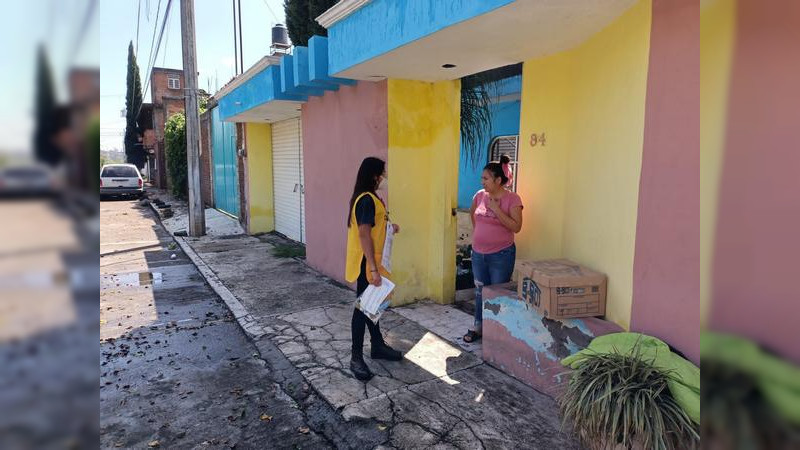 SSM ya visita casas afectadas en la colonia Carlos Salazar de Morelia